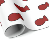  rode vis cadeaupapier (Rol Hoek)