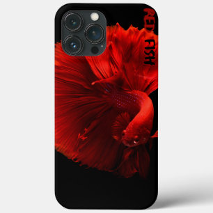 Rode vis iPhone 13 pro max hoesje