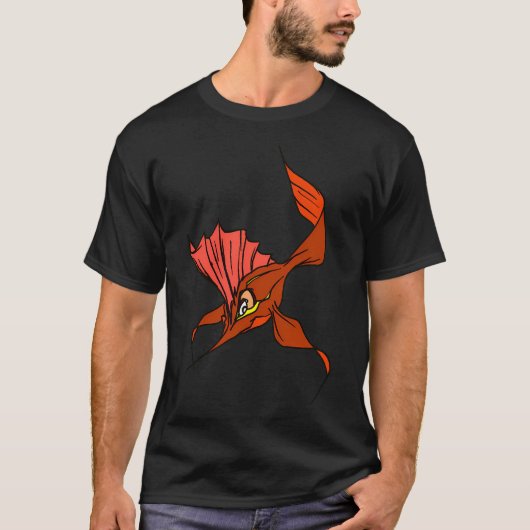 Rode Vis T-shirt (Voorkant)