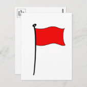 Rode vlag: briefkaarten (Voorkant / Achterkant)