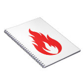 Rode vlam notitieboek (Rechterzijde)