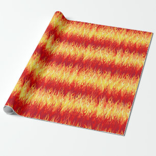 Rode Vlammen Cadeaupapier