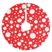 Rode vlekken boomrok kerstboom rok (Voorkant)