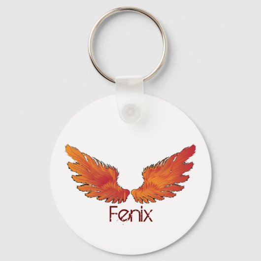 Rode vleugels sleutelhanger (Voorkant)