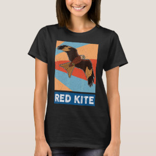 rode vlieger bioloog ornitholoog vogel motief 13 t-shirt