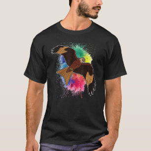 rode vlieger bioloog ornitholoog vogel motief 19 t-shirt