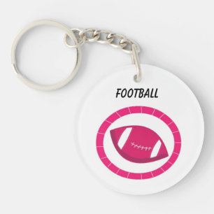 Rode Voetbal Sleutelhanger