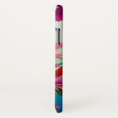 Rode vogel en bloemen Case-Mate iPhone case (Achterkant / rechts)