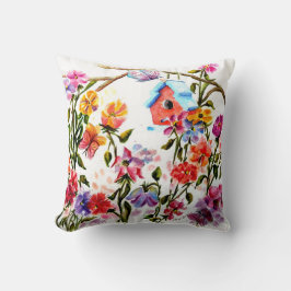 RODE VOGEL HUIS KUSSEN