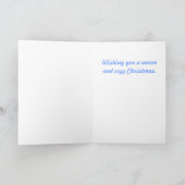 Rode Vogels Kerst Kaart (Binnen)