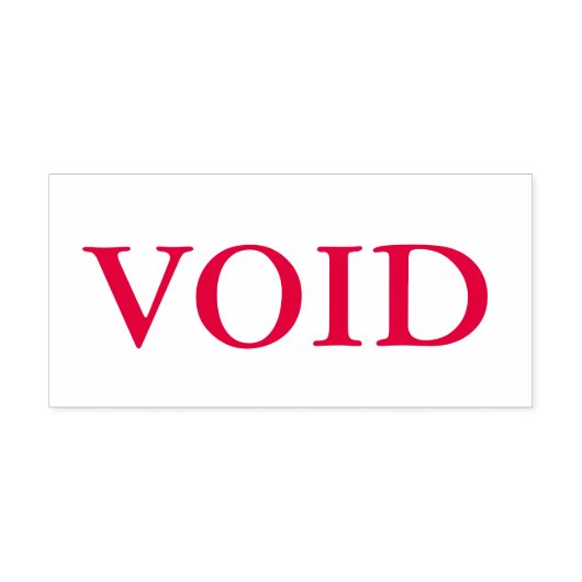 Rode Void Zelfinktende Stempel (Design)