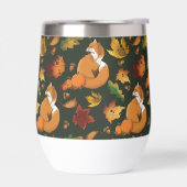 Rode vos bladeren eikels groen (Links)