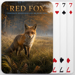 Rode Vos Bosland Weide DIEREN Poker Pokerkaarten