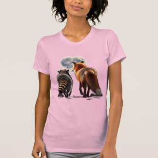 Rode Vos en Wasbeer: Hart van de Maan T-shirt