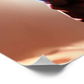 Rode vos in de ruimte | AI Art Poster (Hoek)