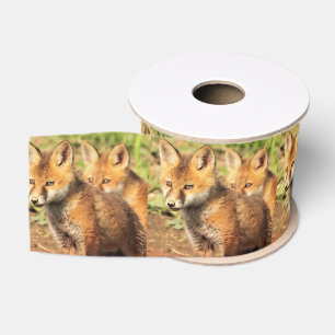 Rode Vos Jongen Grosgrain Lint
