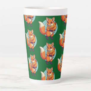 Rode vos latte mok