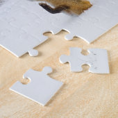 Rode vos met kop in sneeuw legpuzzel (Zijkant)