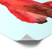 Rode vos poster (Hoek)