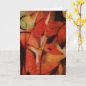 Rode Vossen Kaart (Gele Bloem)