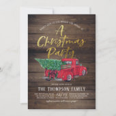  Rode Vracht en Pset Rustige Kerstfeest Feestdagenkaart (Voorkant)