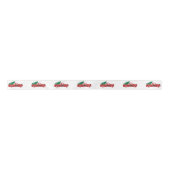 Rode vrachtwagen en boom lint (Voorkant)