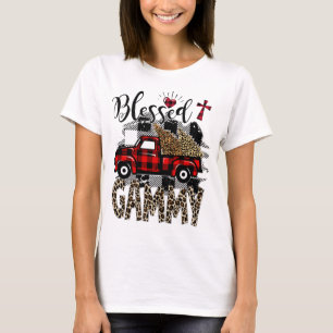 Rode vrachtwagen Leopard gezegend Gammy beste cade T-shirt