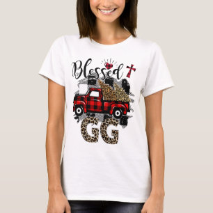 Rode vrachtwagen Leopard gezegend gg beste cadeau T-shirt