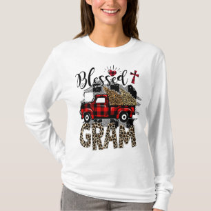 Rode vrachtwagen Leopard gezegend Gram beste cadea T-shirt