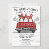  Rode Vrachtwagen met kerst Kaart (Voorkant)