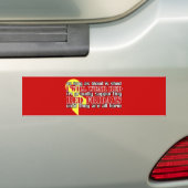 Rode vrijdag bumpersticker (Op auto)