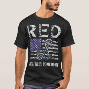 Rode Vrijdag militairen implementeren de Amerikaan T-shirt