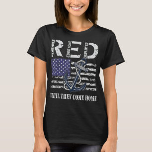 Rode Vrijdag militairen implementeren de Amerikaan T-shirt