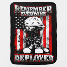 Rode vrijdagbabydeken Militaire kinder snuggle