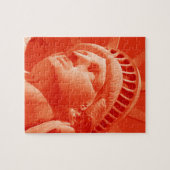 Rode Vrijheidsbeeld Legpuzzel (Horizontaal)