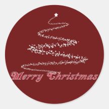 Rode Vrolijke Kerstverzegeling
