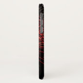 Rode vuurwerk zwarte achtergrond Case-Mate iPhone case (Achterkant/links)