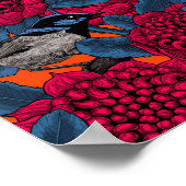 Rode waratah en sprookjes poster (Hoek)