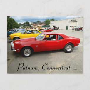 Rode warmte briefkaart