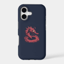 Rode Waterdraak Telefoonhoes