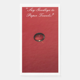 Rode Waterdruppel Keuken Handdoek Servet