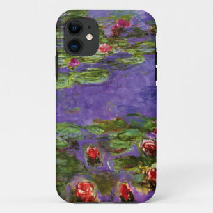 Rode Waterlelies Claude Monet Fijne Kunst iPhone 11 Hoesje