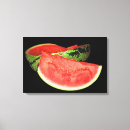 Rode watermeloen canvas afdruk