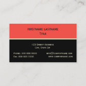 Rode watermeloen visitekaartje (Achterkant)