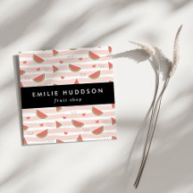 Rode watermeloenen, harten, strepen, Jouw naam