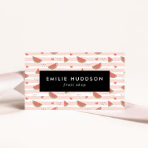 Rode watermeloenen, harten, strepen, Jouw naam