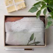 Rode Waterverf bloemen 20x30-decoupage Tissuepapier (Geschenk)