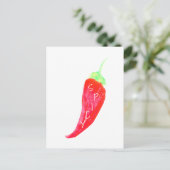 Rode Waterverf met handschildpadden Briefkaart (Staand voorkant)