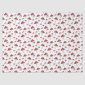 rode Waterverf paddenstoelenbos Tissuepapier (Voorkant)