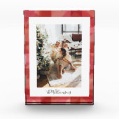 Rode Waterverf Pset Rustige kerst Fotoblokken (Voorkant)